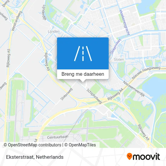 Eksterstraat kaart
