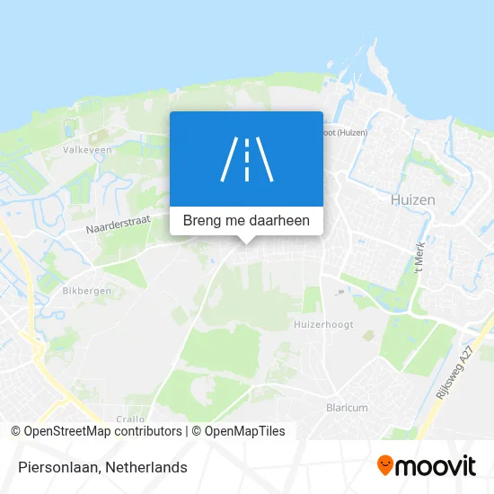 Piersonlaan kaart