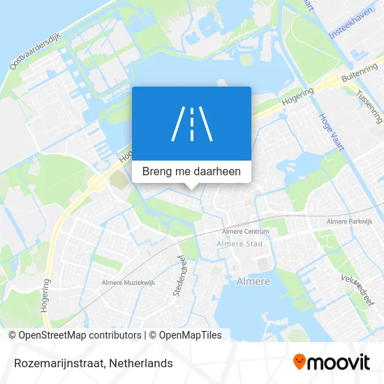 Rozemarijnstraat kaart