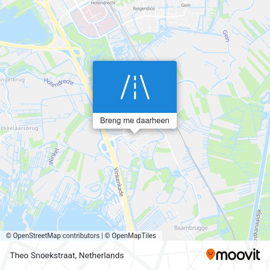 Theo Snoekstraat kaart