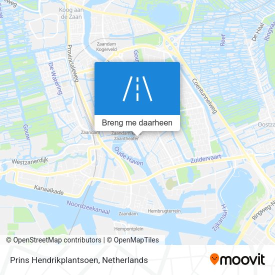 Prins Hendrikplantsoen kaart