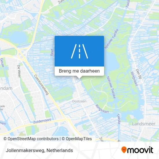 Jollenmakersweg kaart