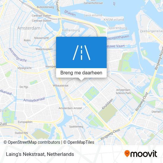 Laing's Nekstraat kaart