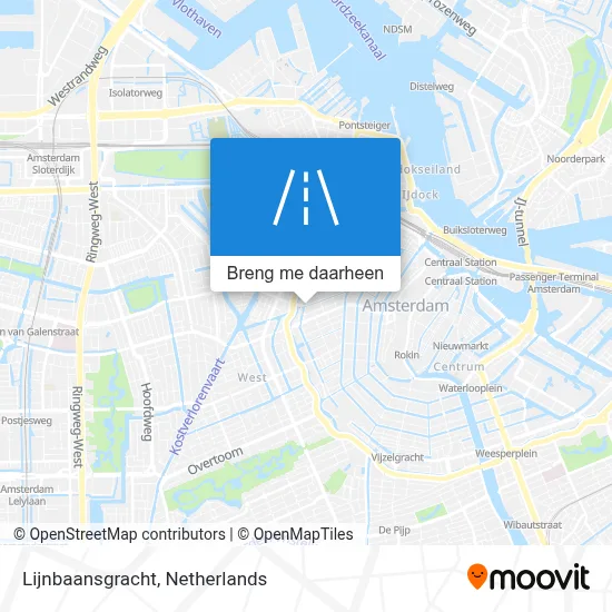 Lijnbaansgracht kaart
