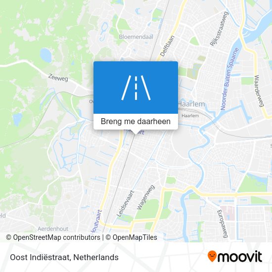 Oost Indiëstraat kaart