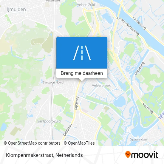 Klompenmakerstraat kaart