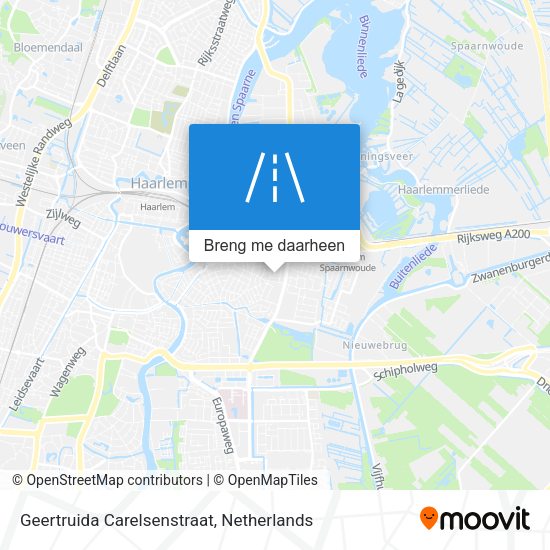 Geertruida Carelsenstraat kaart