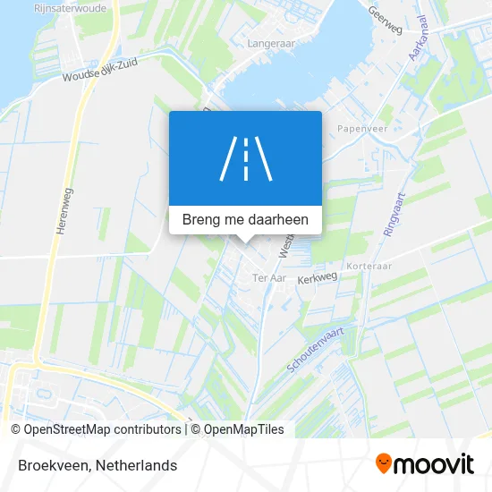 Broekveen kaart