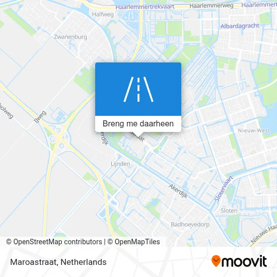 Maroastraat kaart