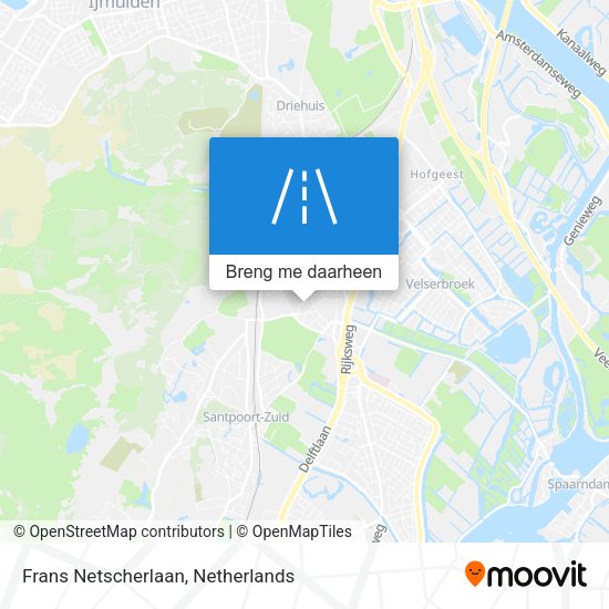 Frans Netscherlaan kaart