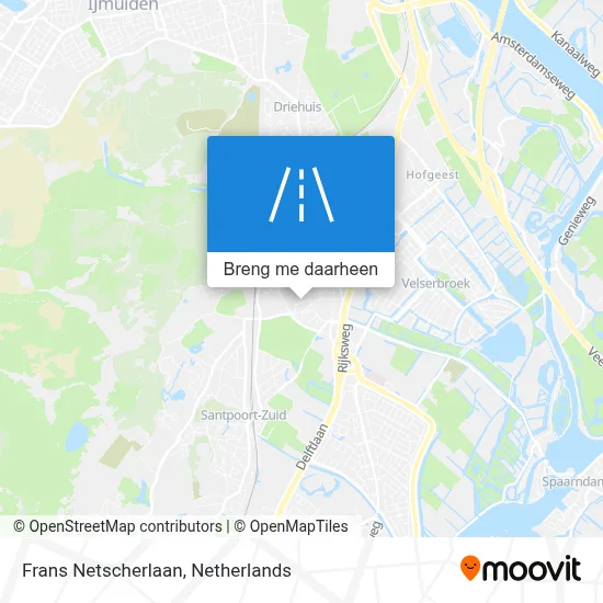 Frans Netscherlaan kaart