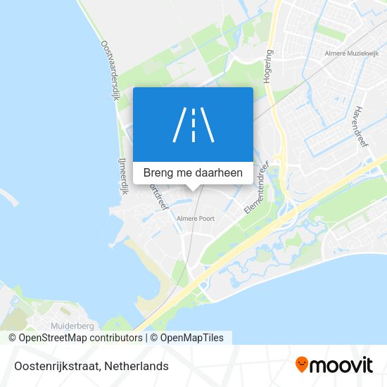 Oostenrijkstraat kaart