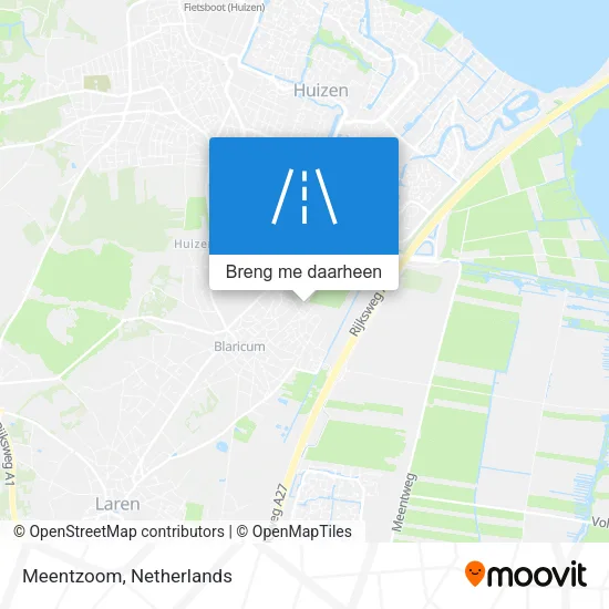 Meentzoom kaart