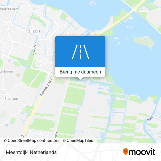 Meentdijk kaart