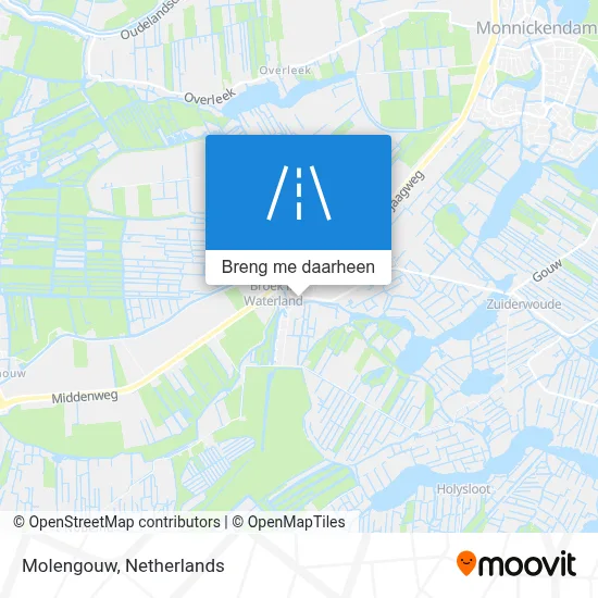 Molengouw kaart
