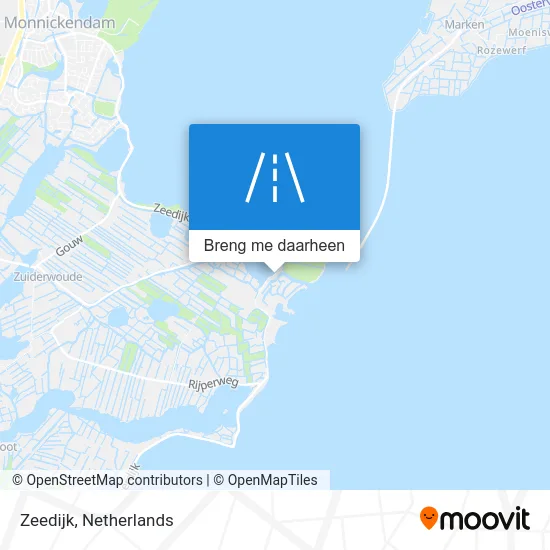 Zeedijk kaart