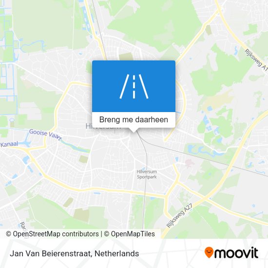 Jan Van Beierenstraat kaart