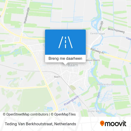 Teding Van Berkhoutstraat kaart