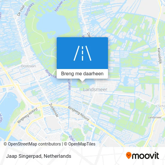 Jaap Singerpad kaart