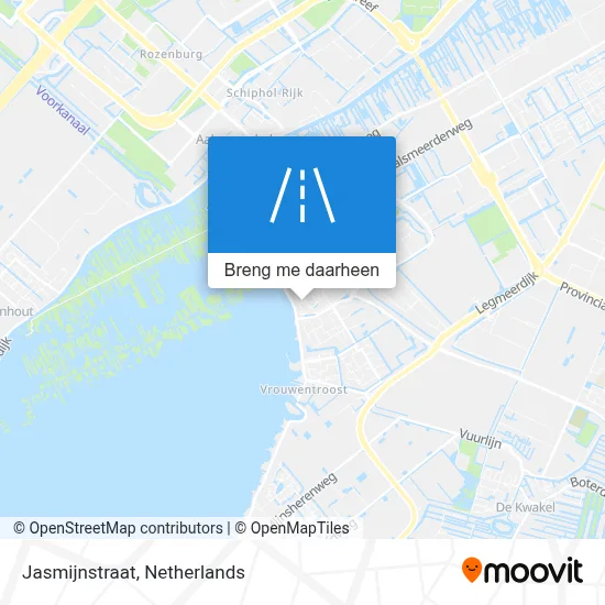 Jasmijnstraat kaart