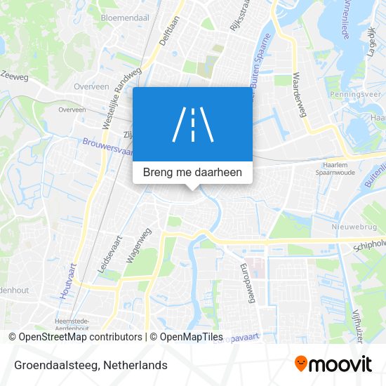 Groendaalsteeg kaart
