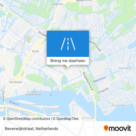 Beverwijkstraat kaart