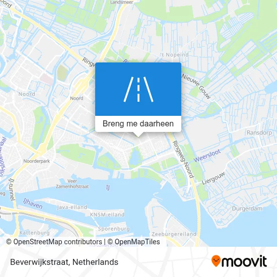 Beverwijkstraat kaart