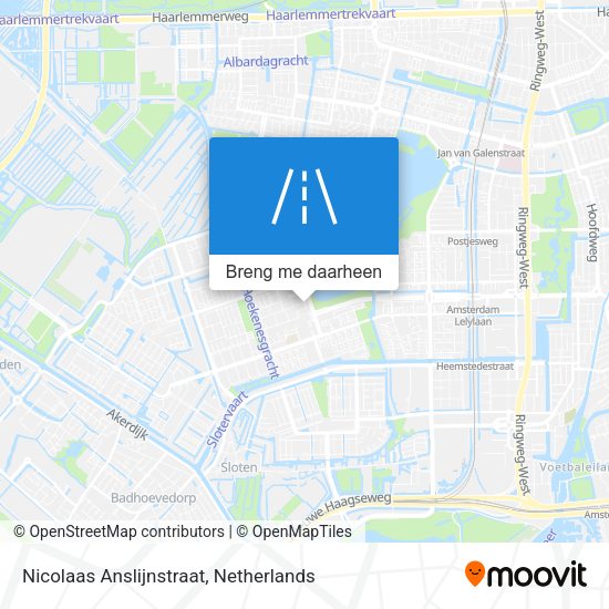 Nicolaas Anslijnstraat kaart