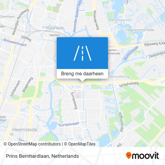 Prins Bernhardlaan kaart