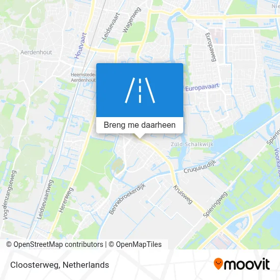 Cloosterweg kaart