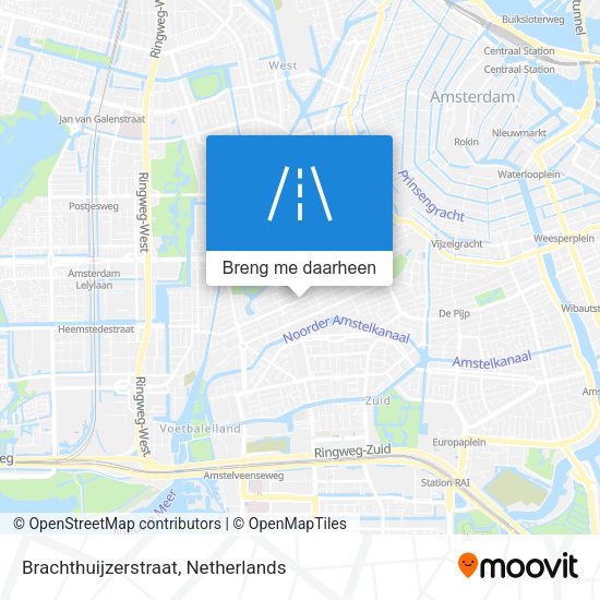 Brachthuijzerstraat kaart