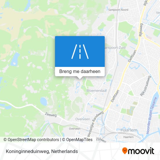 Koninginneduinweg kaart