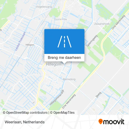 Weerlaan kaart