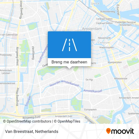 Van Breestraat kaart