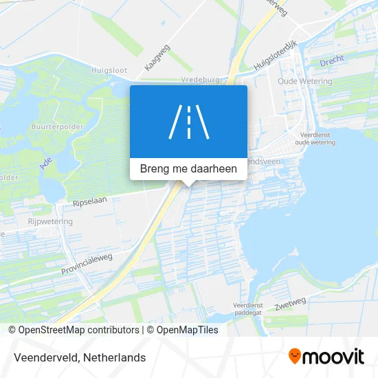 Veenderveld kaart