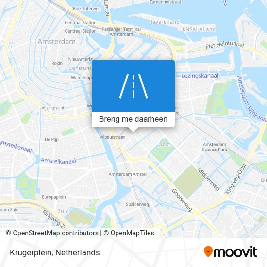 Krugerplein kaart
