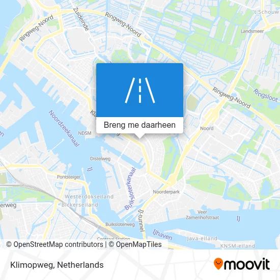 Klimopweg kaart