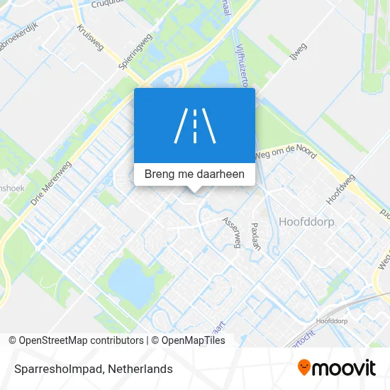 Sparresholmpad kaart