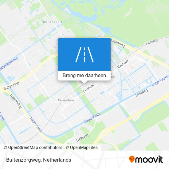 Buitenzorgweg kaart