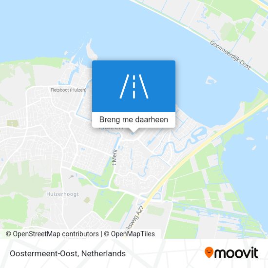 Oostermeent-Oost kaart
