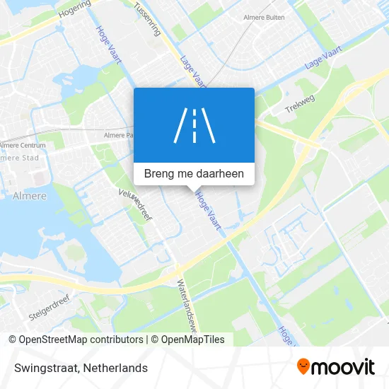 Swingstraat kaart