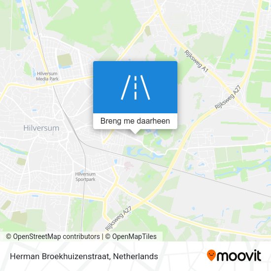 Herman Broekhuizenstraat kaart