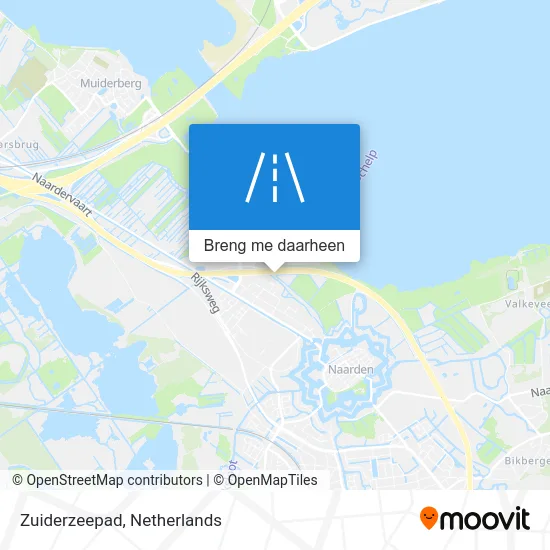Zuiderzeepad kaart
