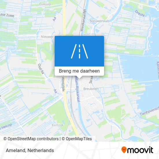 Ameland kaart