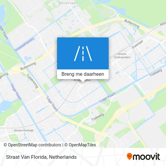 Straat Van Florida kaart