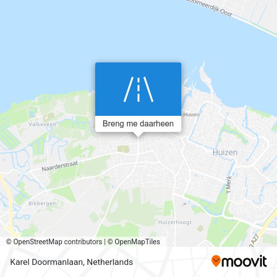 Karel Doormanlaan kaart