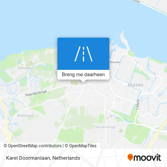 Karel Doormanlaan kaart
