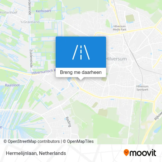 Hermelijnlaan kaart