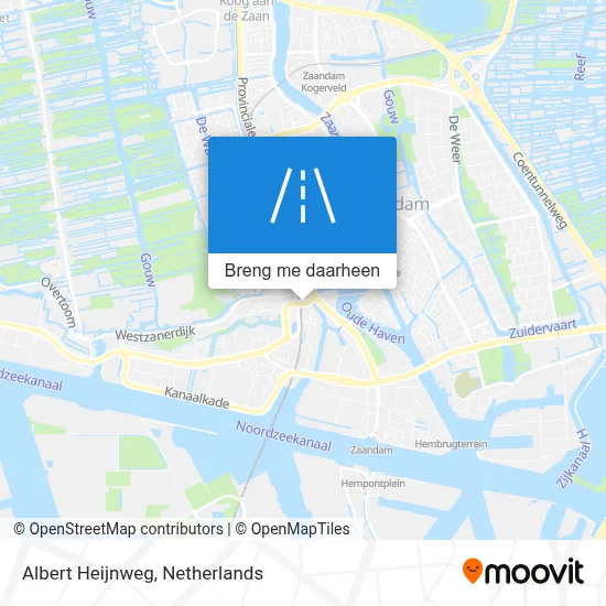 Albert Heijnweg kaart