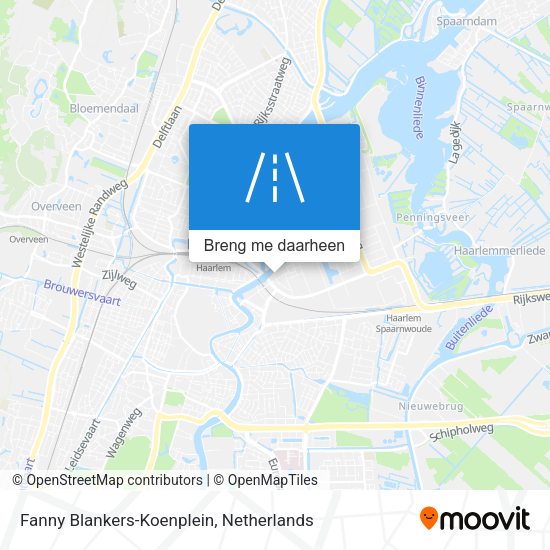 Fanny Blankers-Koenplein kaart